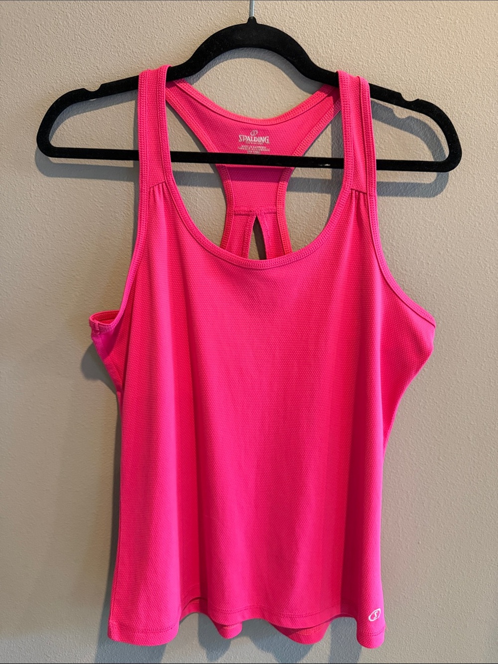 Spalding Women’s Neon Pink Speed-Dri Racerback Tank